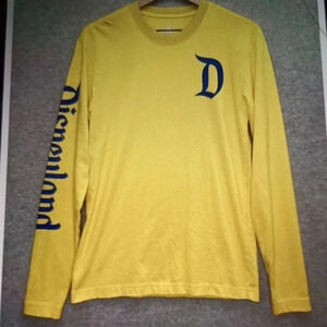 Disney parks shirt yellow Disneyland women's small